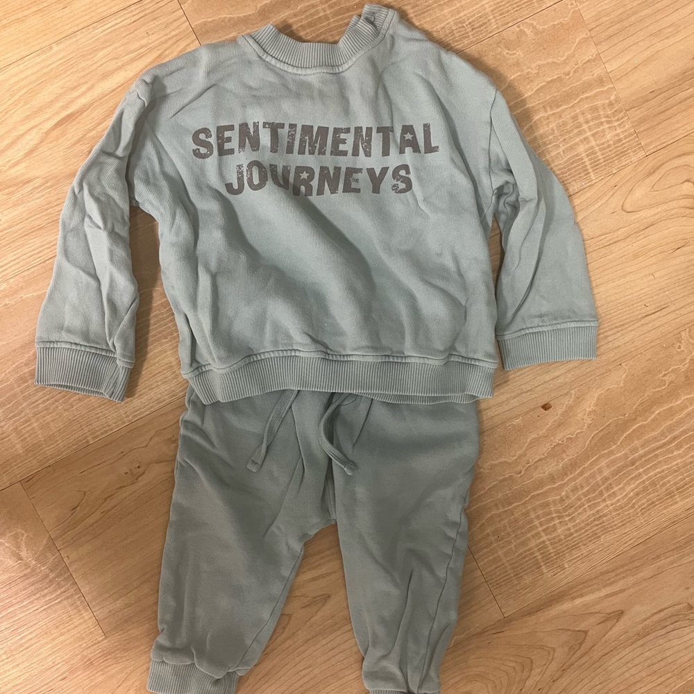 Tocoto Vintage Baby Sweat Set - size 12m